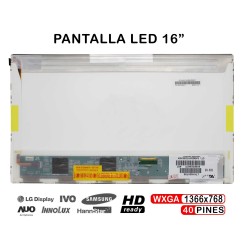 TELA LED DE 16" PARA NOTEBOOK LTN160AT06 HANNSTAR HSD160PHW1 HSD160PHW1-B00
