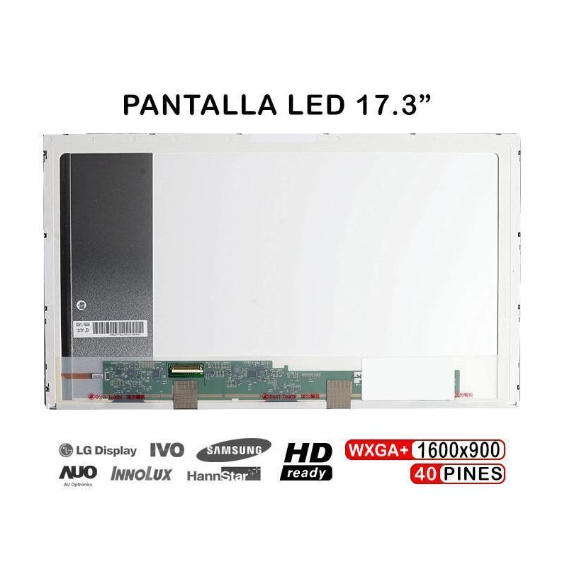 TELA LED DE 17,3" PARA NOTEBOOK N173FGE-L11 40 PINOS