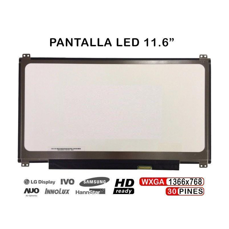 TELA LED PARA NOTEBOOK ASUS EEEBOOK X205T X205TA B116XTN02.3 11,6" 30 PINOS