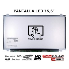 TELA TÁTIL PARA NOTEBOOK LTN156AT40 15,6" 40 PINOS