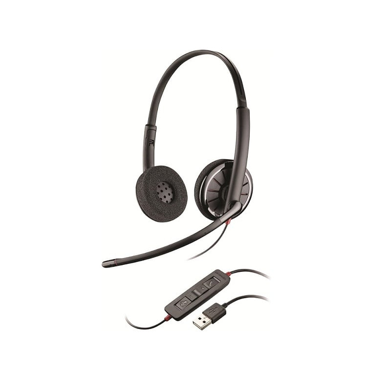 Plantronics Blackwire C320-M, Preto, A+