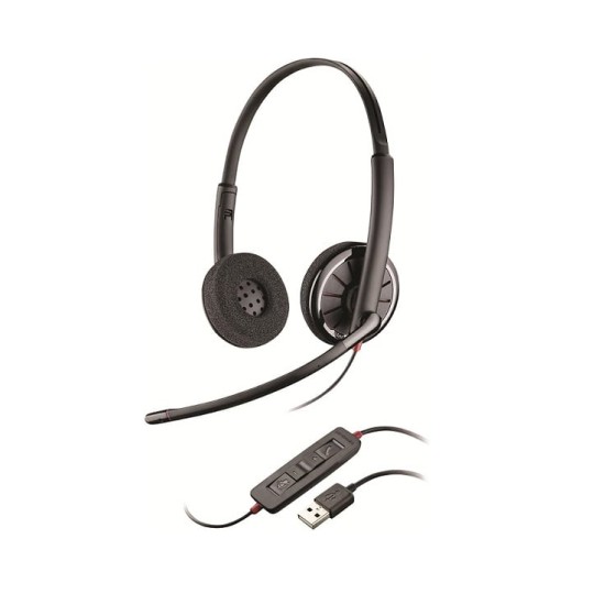 Plantronics Blackwire C320-M, Preto, A+