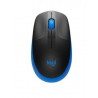 Rato Logitech M190 Sem Fios Preto Azul, Novo
