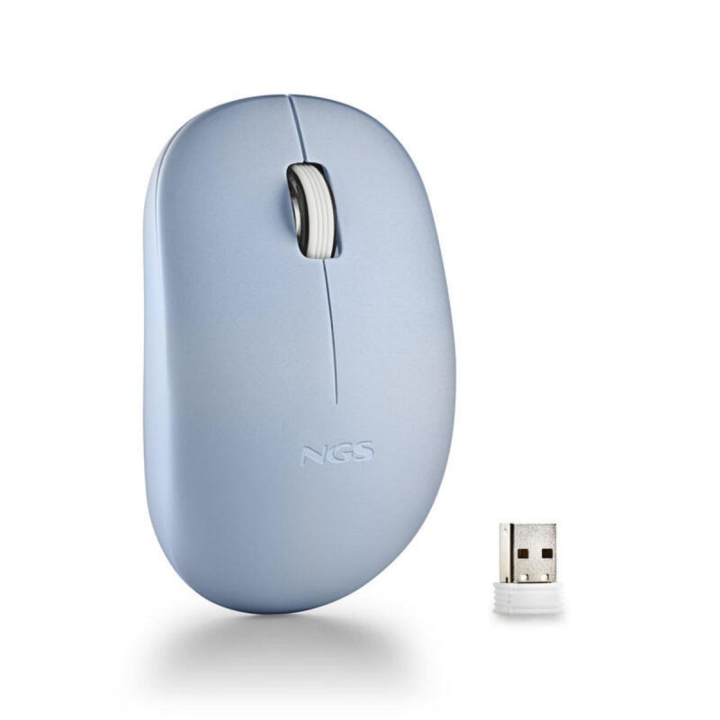 Mouse óptico NGS FOG Pro Wireless sem fio 1000 DPI, Azul, Novo