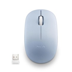 Mouse óptico NGS FOG Pro Wireless sem fio 1000 DPI, Azul, Novo