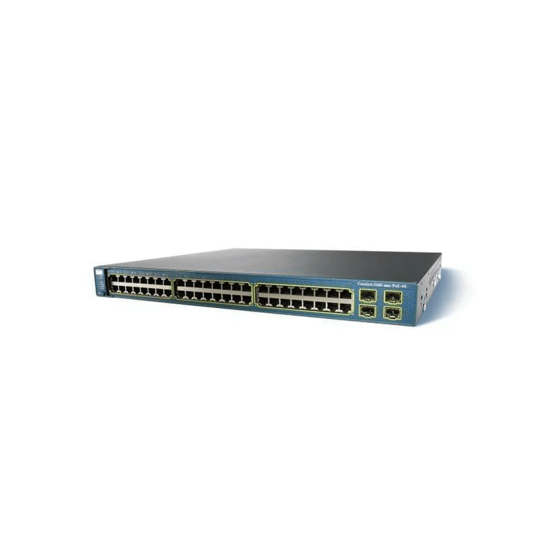 SWITCH Cisco Catalyst WS-3560-48PS Comutador de 48 portas POE, A