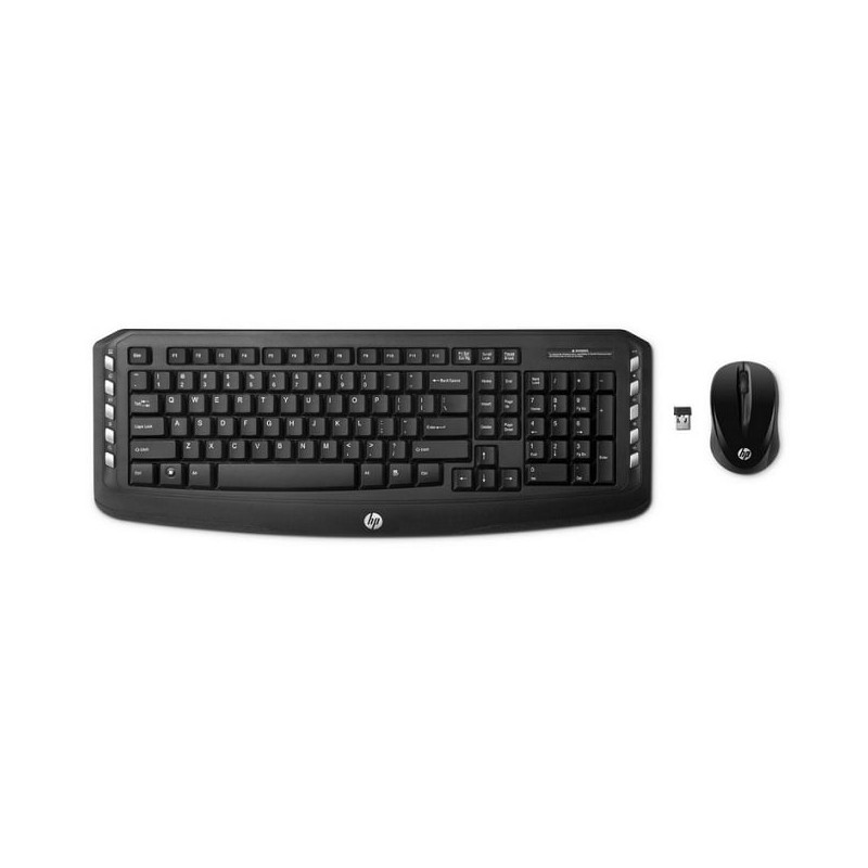 Teclado + Rato HP Wireless Classic Desktop Combo Português Inalámbrico USB, Preto, Km0 Caixa Original
