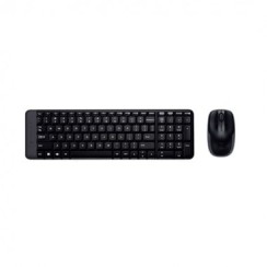 Teclado + Rato Logitech MK220 Sem Fios Wireless, Preto, Novo