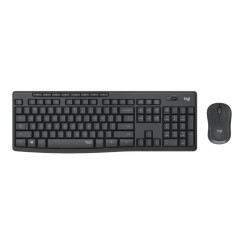 Teclado + Rato Logitech MK295 Silent Touch, Preto, Novo