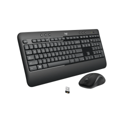Teclado + Rato Logitech MK540 Sem Fios, Preto, Novo