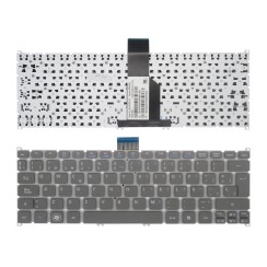 TECLADO PARA ACER ASPIRE S3, S5, V5-121, ONE 756 TRAVELMATE B1 CINZA