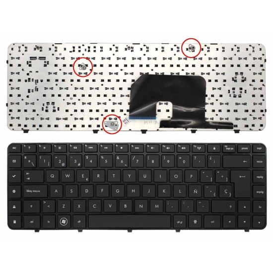 TECLADO PARA HP PAVILION DV6-3000 DV6-3100 DV6-3200 SÉRIE