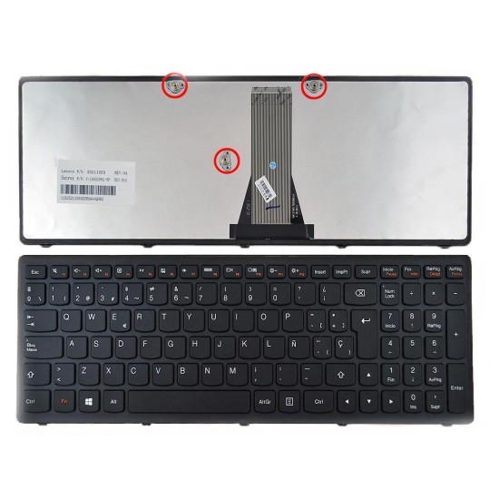 Teclado para LENOVO G505S Preto Moldura Preta (Win8)