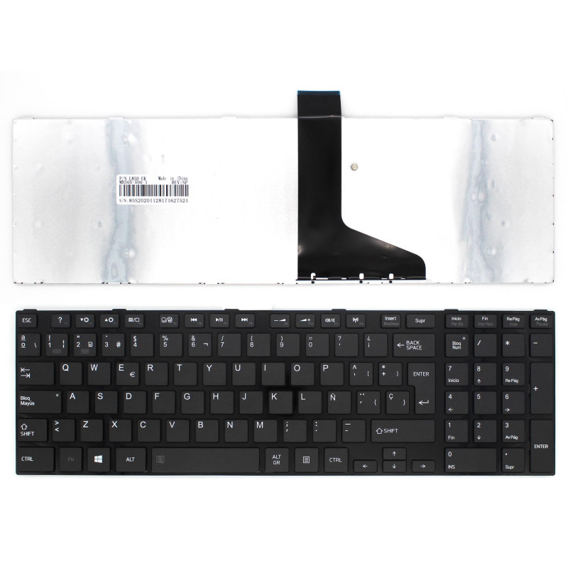 TECLADO PARA NOVOS TOSHIBA SATELLITE C850 C855 C870 L850 L850D L855 L870 L870D SÉRIE