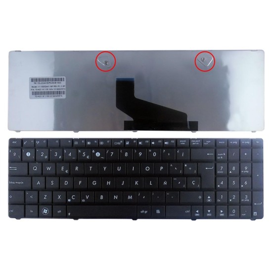 TECLADO PARA PORTÁTIL ASUS A53U A53B A53T SÉRIE V118502AK1 MP-10A76E0-6983 SN7114