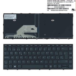 TECLADO PARA PORTÁTIL HP PROBOOK 430 G5 440 G5 445 G5 PRETO COM MOLDURA