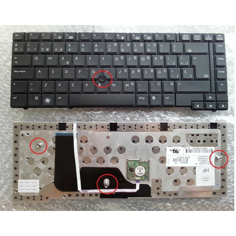 TECLADO PARA PORTÁTIL HP PROBOOK 6440B 6445B 6450B 6455B COM POINTSTICK 9Z.N2W82.N0S