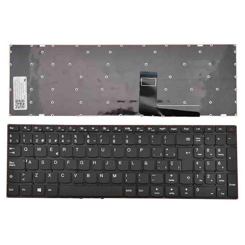 TECLADO PARA PORTÁTIL LENOVO IDEAPAD 110-15ACL 110-15AST 110-15IBR PRETO