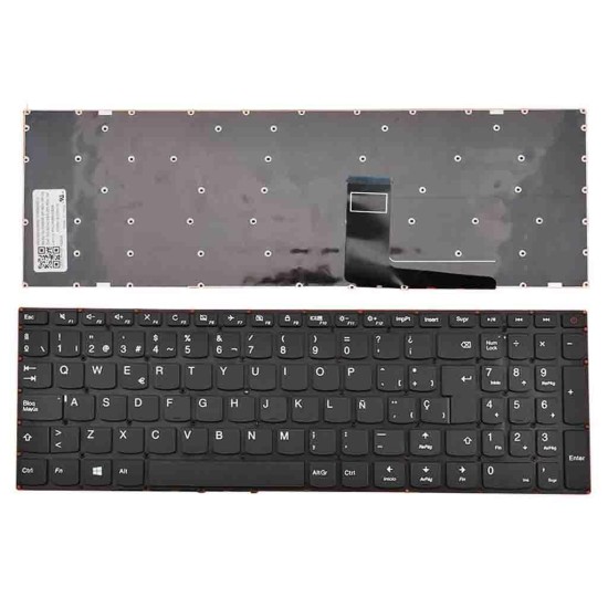 TECLADO PARA PORTÁTIL LENOVO IDEAPAD 110-15ACL 110-15AST 110-15IBR PRETO