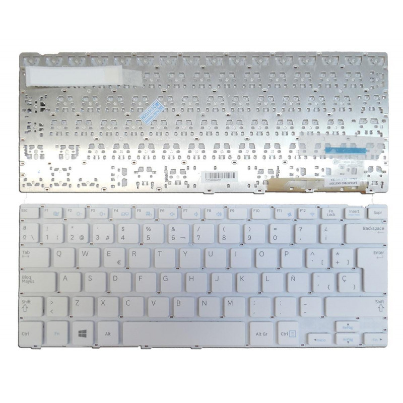 TECLADO PARA PORTÁTIL SAMSUNG NP915S3G SN3730W BRANCO