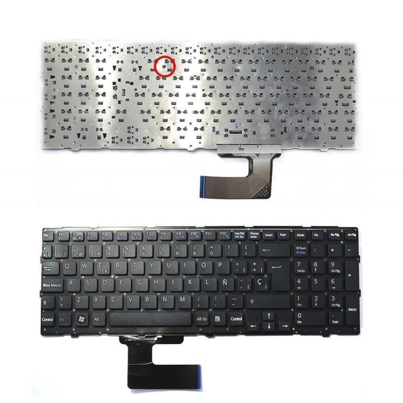 TECLADO PARA PORTÁTIL SONY VAIO VPC-EH3E0E VPC-EH3Q1E VPC-EH3J1E VPC-EH3C0E PRETO