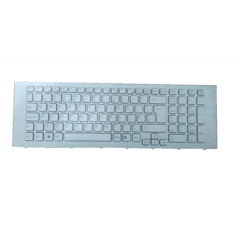 TECLADO PARA PORTÁTIL SONY VAIO VPC-EJ SERIES COM MOLDURA BRANCA