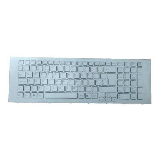 TECLADO PARA PORTÁTIL SONY VAIO VPC-EJ SERIES COM MOLDURA BRANCA