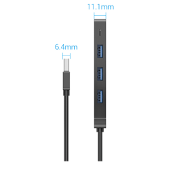 Vention-Hub multi USB 3.0 com 4 portas compatível com Lenovo, Xiaomi e MacBook Pro, Novo
