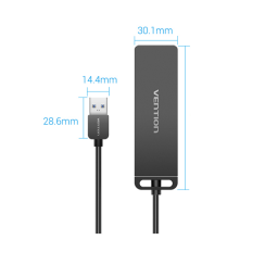 Vention-Hub multi USB 3.0 com 4 portas compatível com Lenovo, Xiaomi e MacBook Pro, Novo