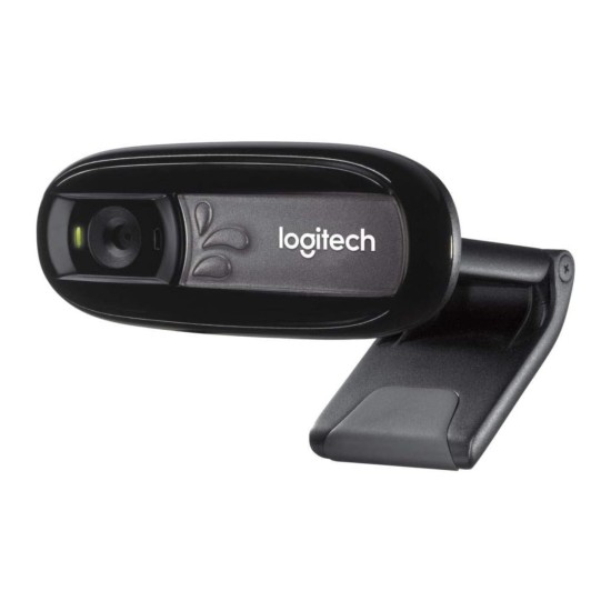 Logitech C170 Webcam (V-U0026) | Webcam USB com microfone incorporado