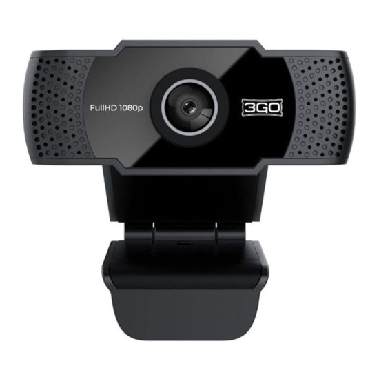 Webcam 3GO (WC1080P21) Webcam Full HD 1080P, USB, A+