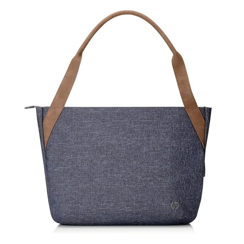 HP RENEW Navy Tote 14" Laptop Briefcase, Azul, Novo