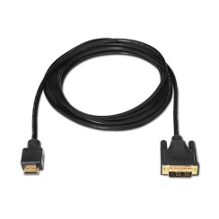 AISENS Cabo DVI para HDMI 1,8 m, macho-macho, preto
