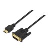 AISENS Cabo DVI para HDMI 1,8m (A117-0090), Macho-Macho, Preto