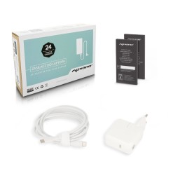 Carregador para iPad/MacBook Movano 29W USB Type-C USB-C Movano 29W USB Type-C USB-C, Branco, Novo