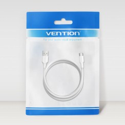 Cabo Vention USB 2.0 Tipo C para USB-A 1M Branco