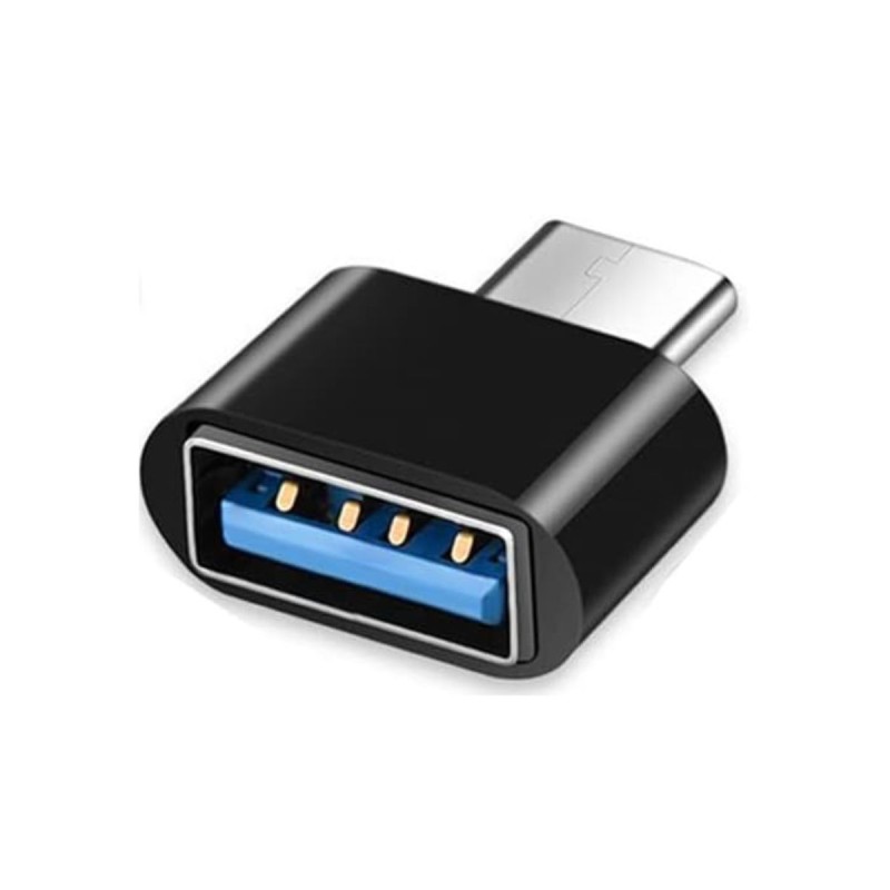 Adaptador USB para USB-C, Adaptador OTG USB-C Macho para USB-A 2.0 Fêmea, Compatível com MacBook Pro, Samsung Galaxy