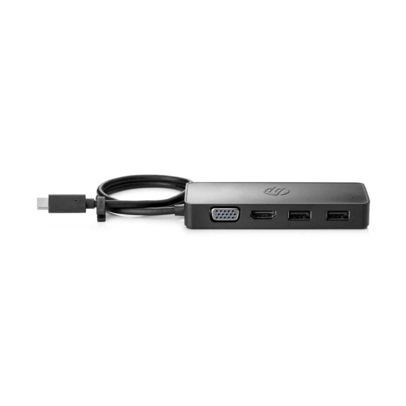 Adaptador HP USB-C Travel Hub G2 (2x USB, 1x HDMI, 1x VGA), Novo