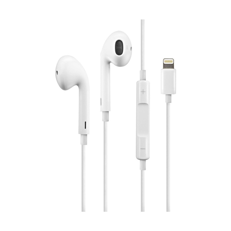 Auriculares com microfone para iPhone 7,8,X,XS,XR,11 Cabo Lightning-bluetooth