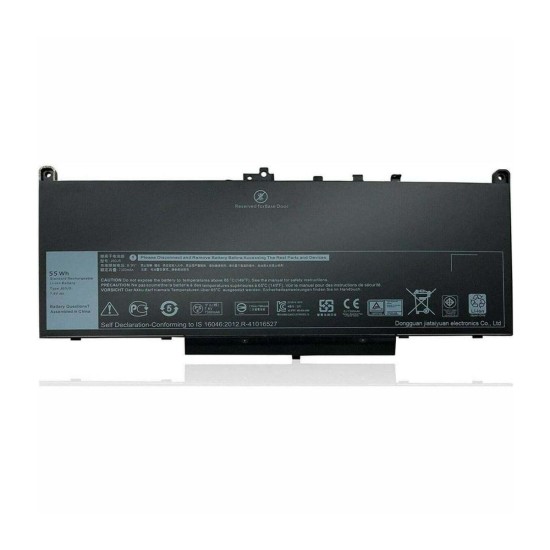 Bateria para Dell Latitude E7270, E7470 J60J5 (7200 mAh) 7.6V