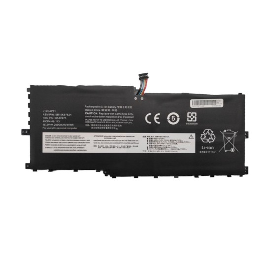 Bateria para Lenovo ThinkPad X1 Yoga G3 (2900 mAh) 15.2V