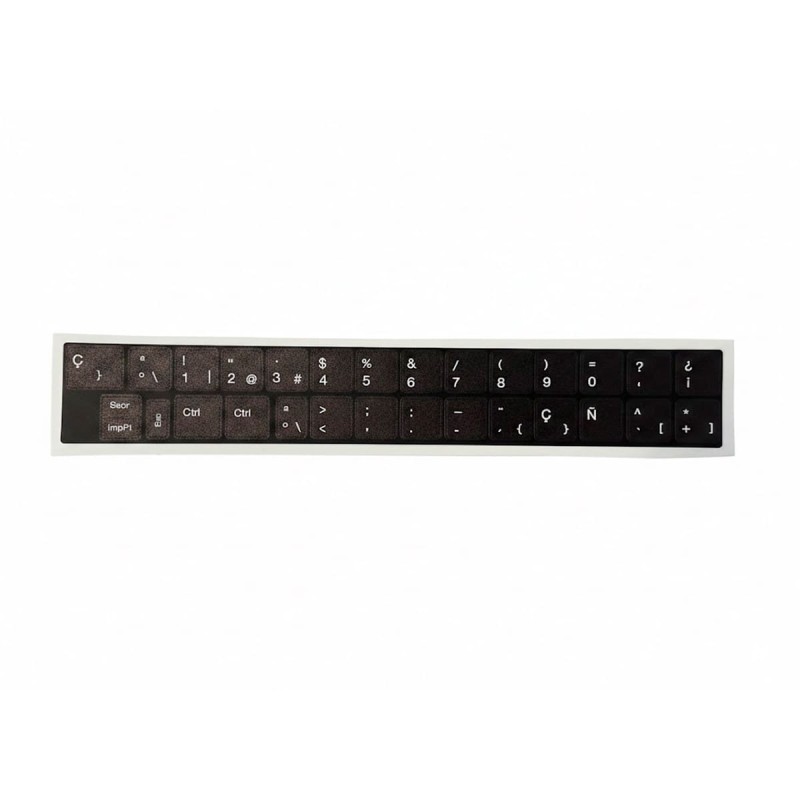 Autocolantes para teclados HP | Inglês | Fundo resistente com impressão UV