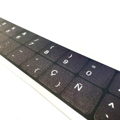 Autocolantes para teclados HP | Inglês | Fundo resistente com impressão UV