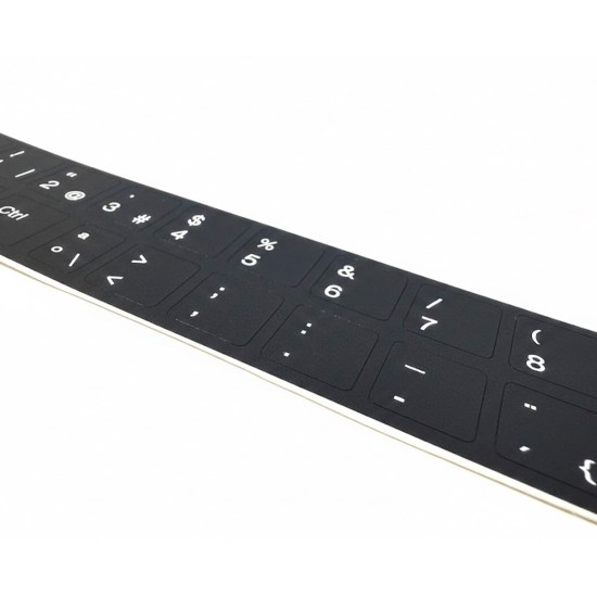 Autocolantes para teclado HP | Espanhol | Vinil têxtil de alta qualidade