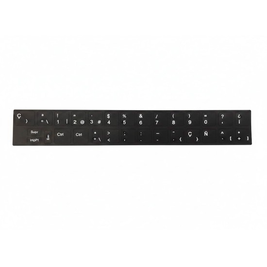 Autocolantes para teclado HP | Espanhol | Vinil têxtil de alta qualidade