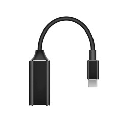 Adaptador USB-C para HDMI 4K 60Hz Preto - MacBook e Samsung