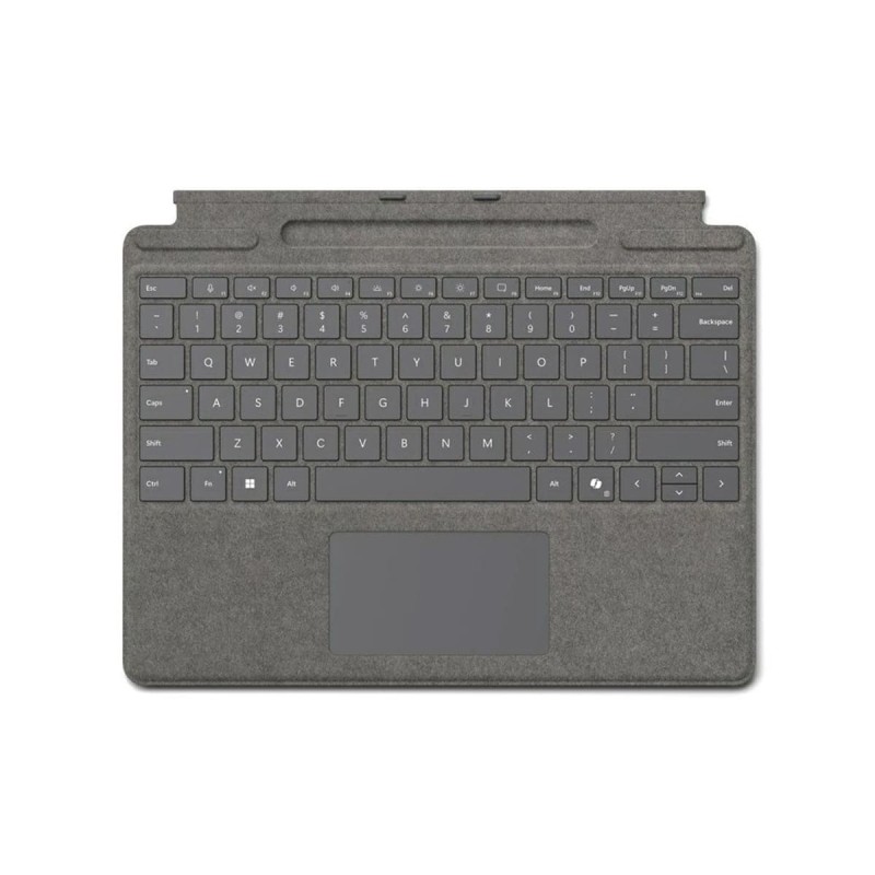 Microsoft Teclado Surface Pro X, Pro 8 e Pro 9 Cinza Claro