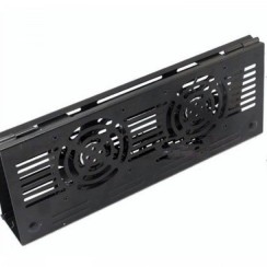 Suporte dobrável preto para computador portátil - Ideal para viajar