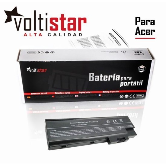 BATERIA PARA ACER BT.T5007.001, BT.T5007.002 4UR18650F-1-QC192 MS2169 SQU-401