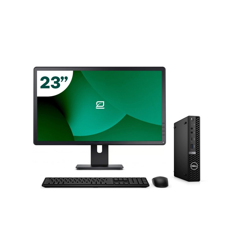 Pack Dell 5090 Micro i5 11500T + Monitor 23" + Teclado/Rato + WiFi USB